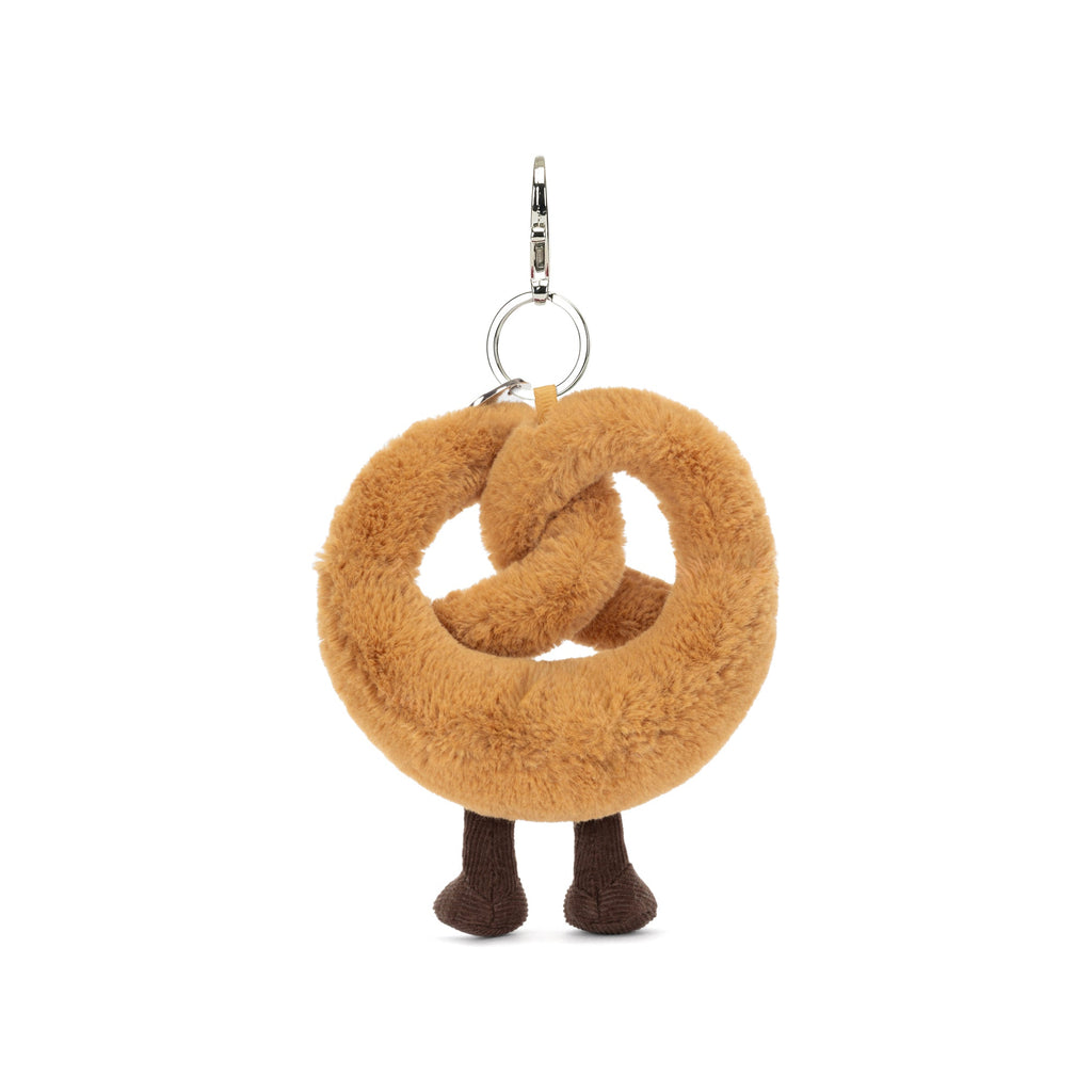 Jellycat Food Bag Charm Plush - Pretzel