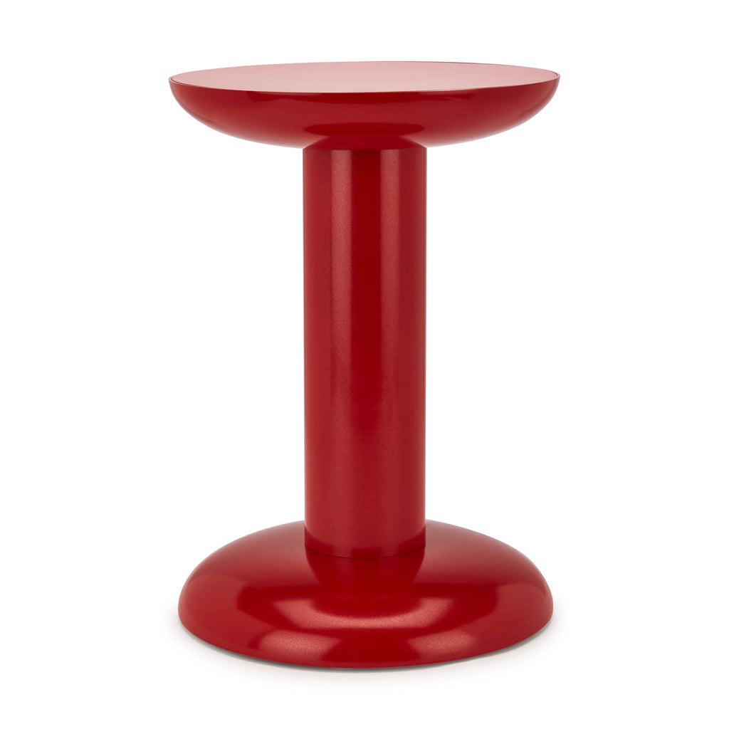 Raawii Recycled Aluminum Thing Stool by George Sowden - Carmine Red