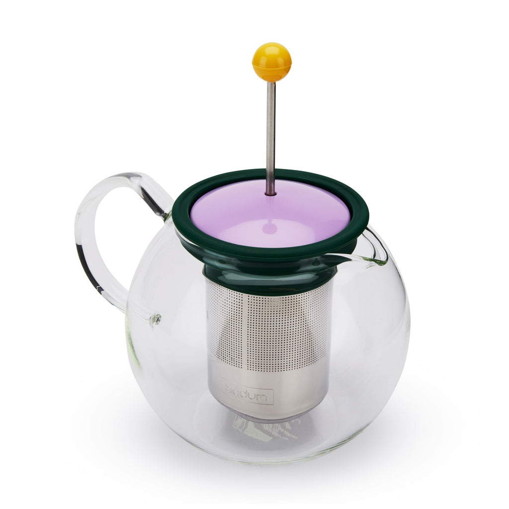Bodum Assam Brew Teapot - Yellow/ Lilac