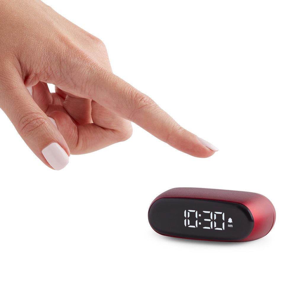Lexon Minut Alarm Clock - Red