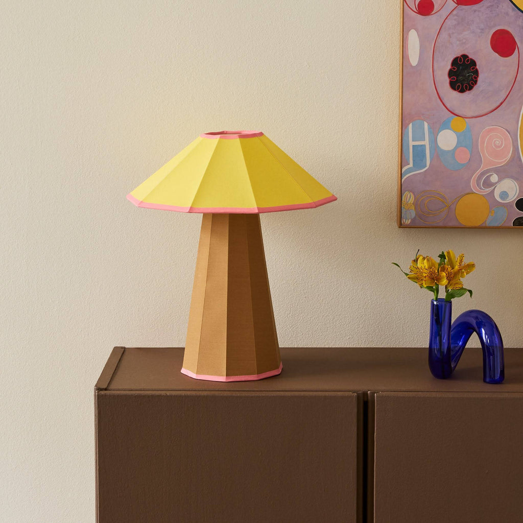 Trimme Table Lamp - Brown/ Yellow
