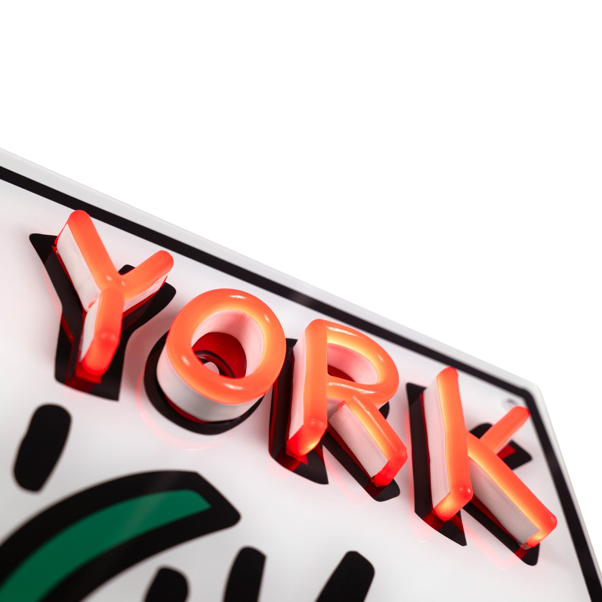 Keith Haring NYC Apple Neon Sign