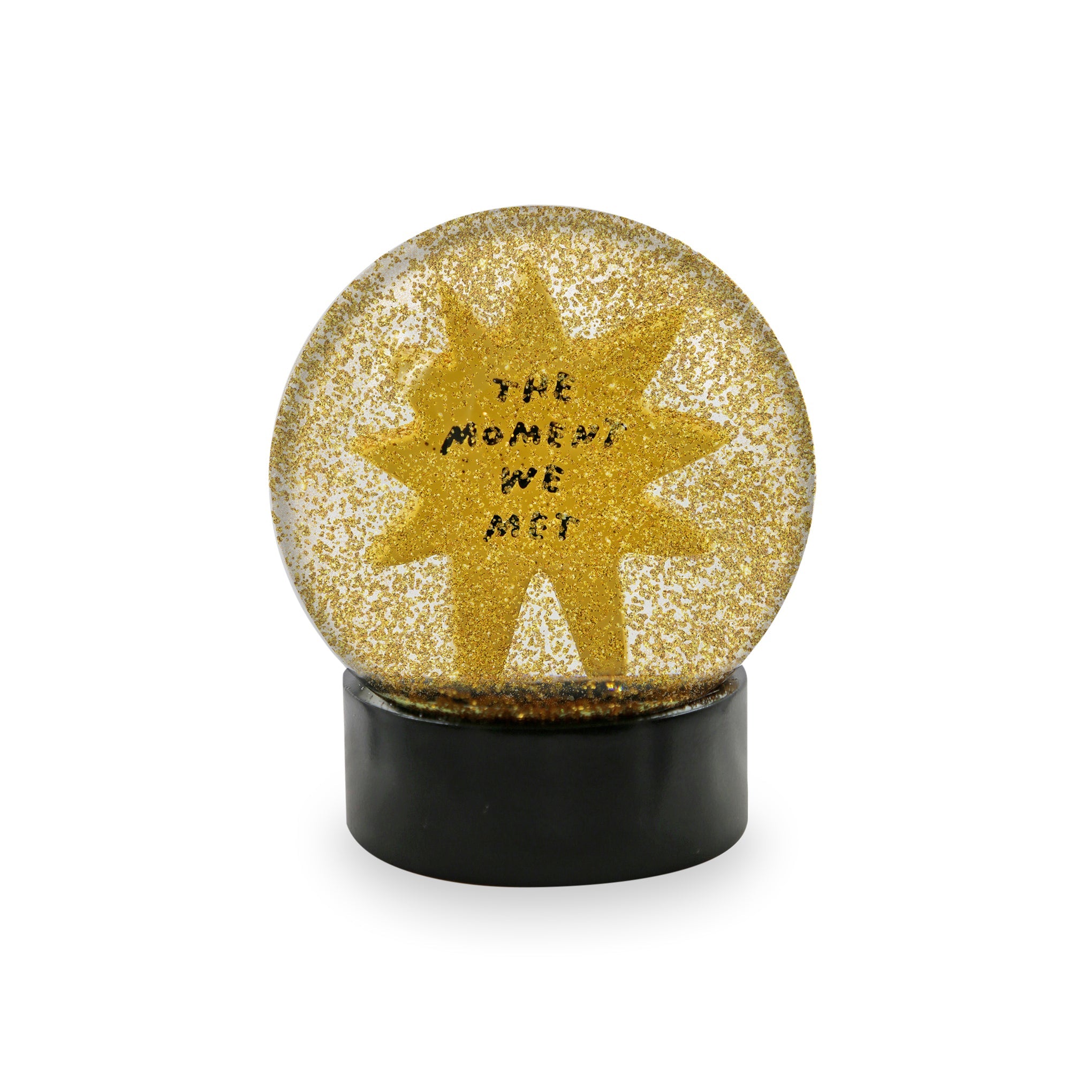 The Moment We Met Snow Globe
