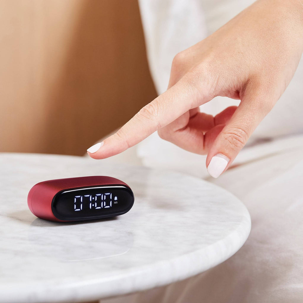 Lexon Minut Alarm Clock - Red