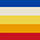5-Drawer Pivot Cabinet - Blue/ Yellow/ Red