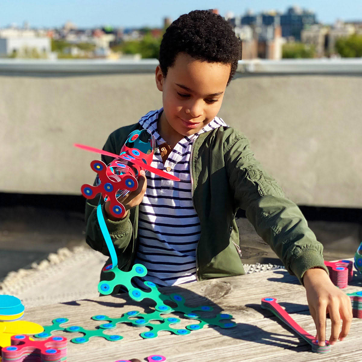 Clixo Rainbow Magnetic Construction Set
