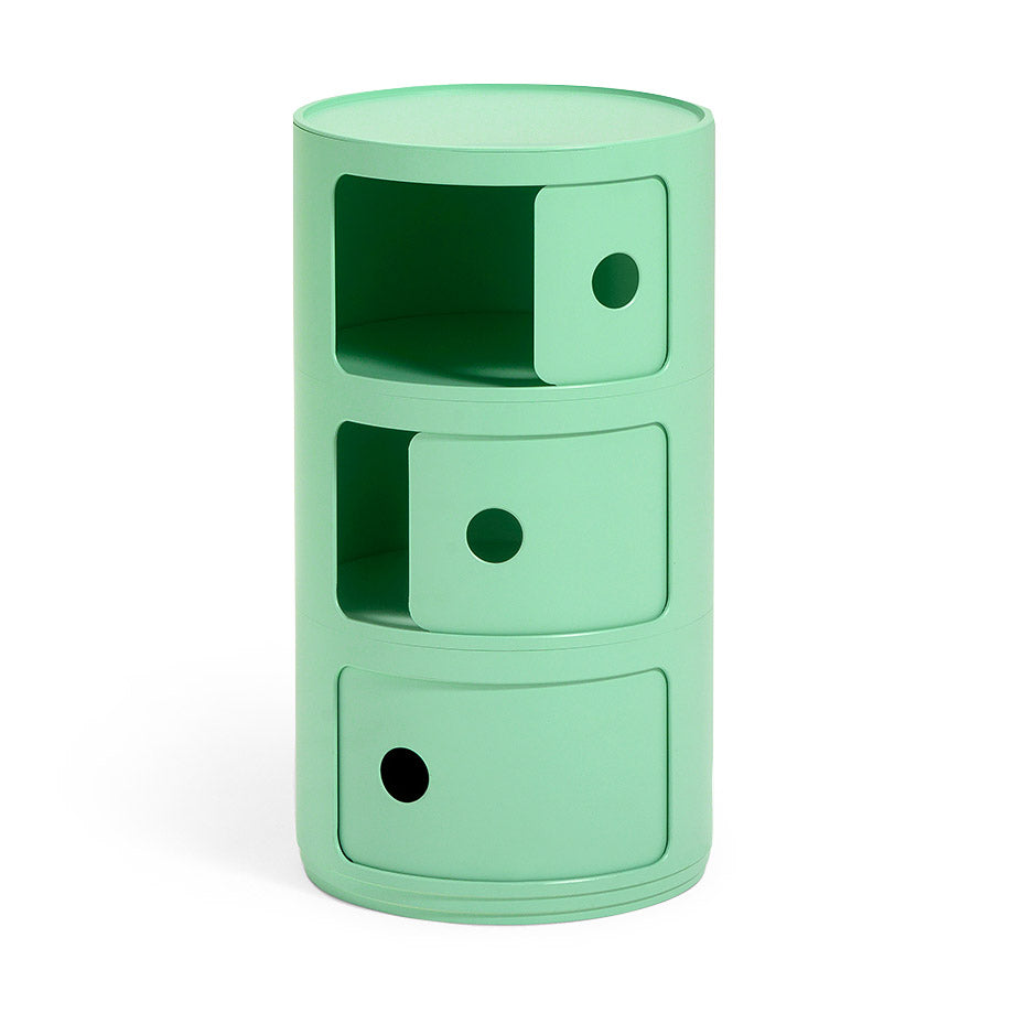 Kartell Bio Componibili 3 Tier Storage - Green