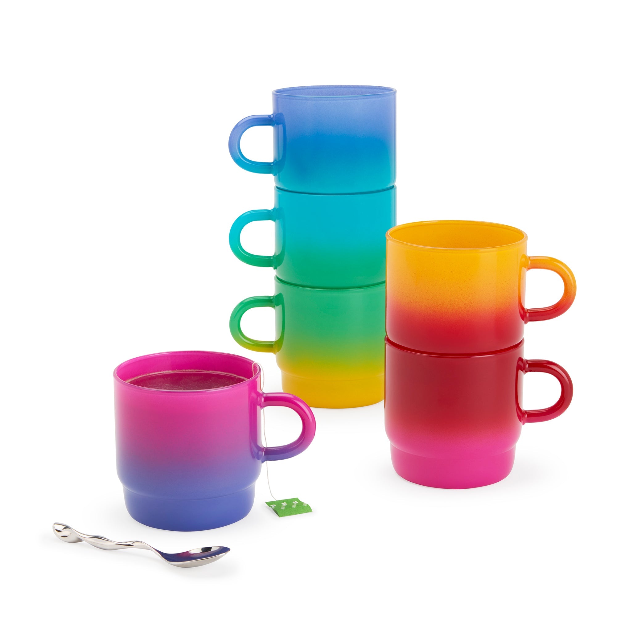 Spectrum Dinnerware - Mugs S/6