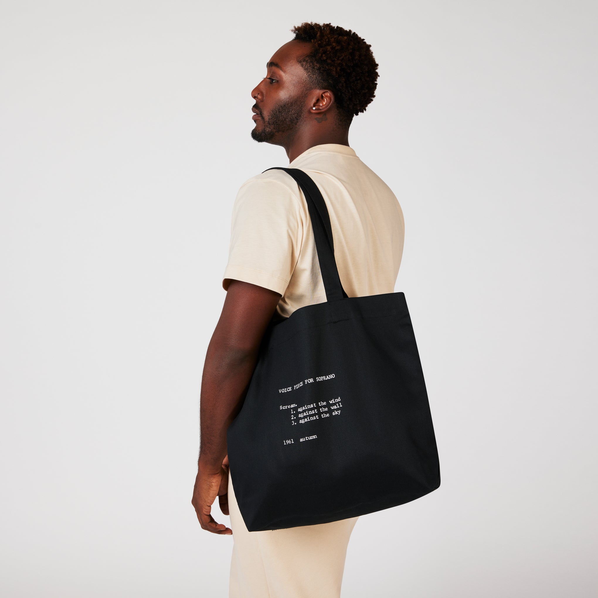 PANGAIA Yoko Ono Voice Piece for Soprano Tote Bag