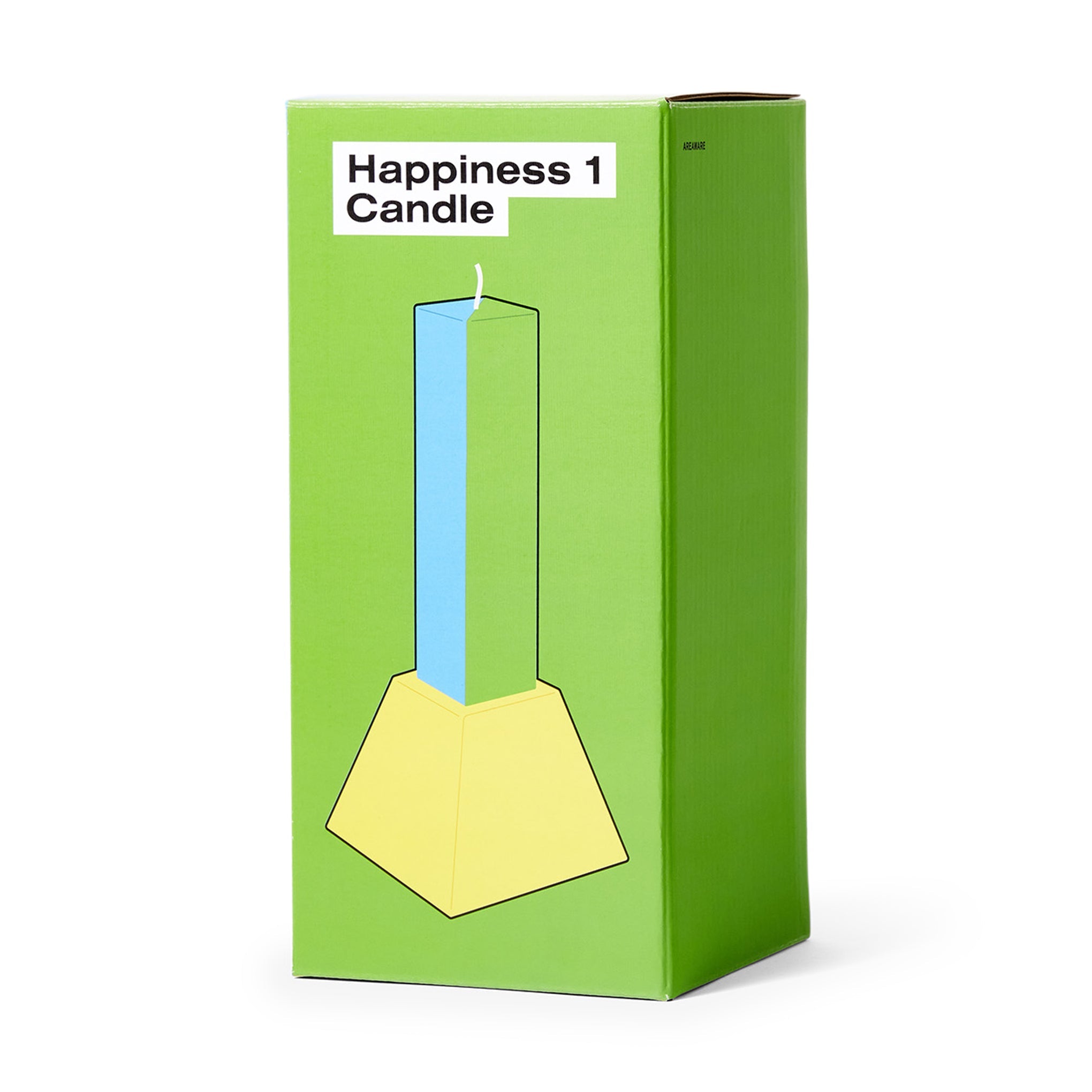 Yinka Ilori Happiness Candle - Blue/ Green
