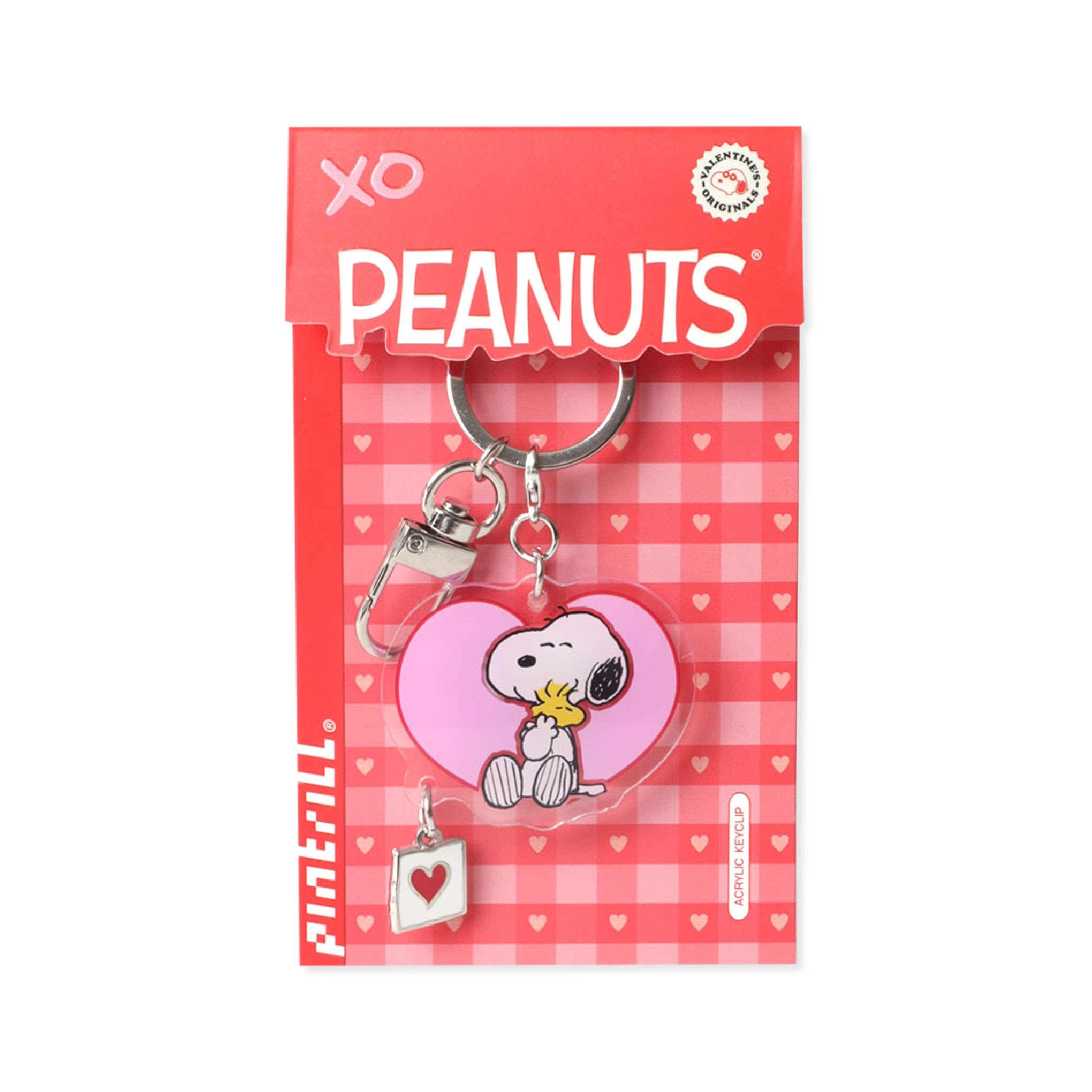 Snoopy Valentine Enamel Key Ring