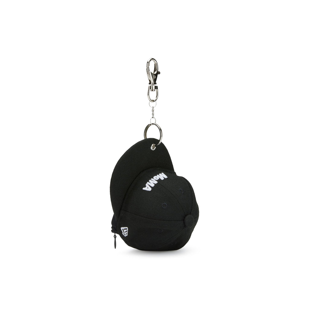 Mini MoMA Baseball Cap Keyring Pouch - Black