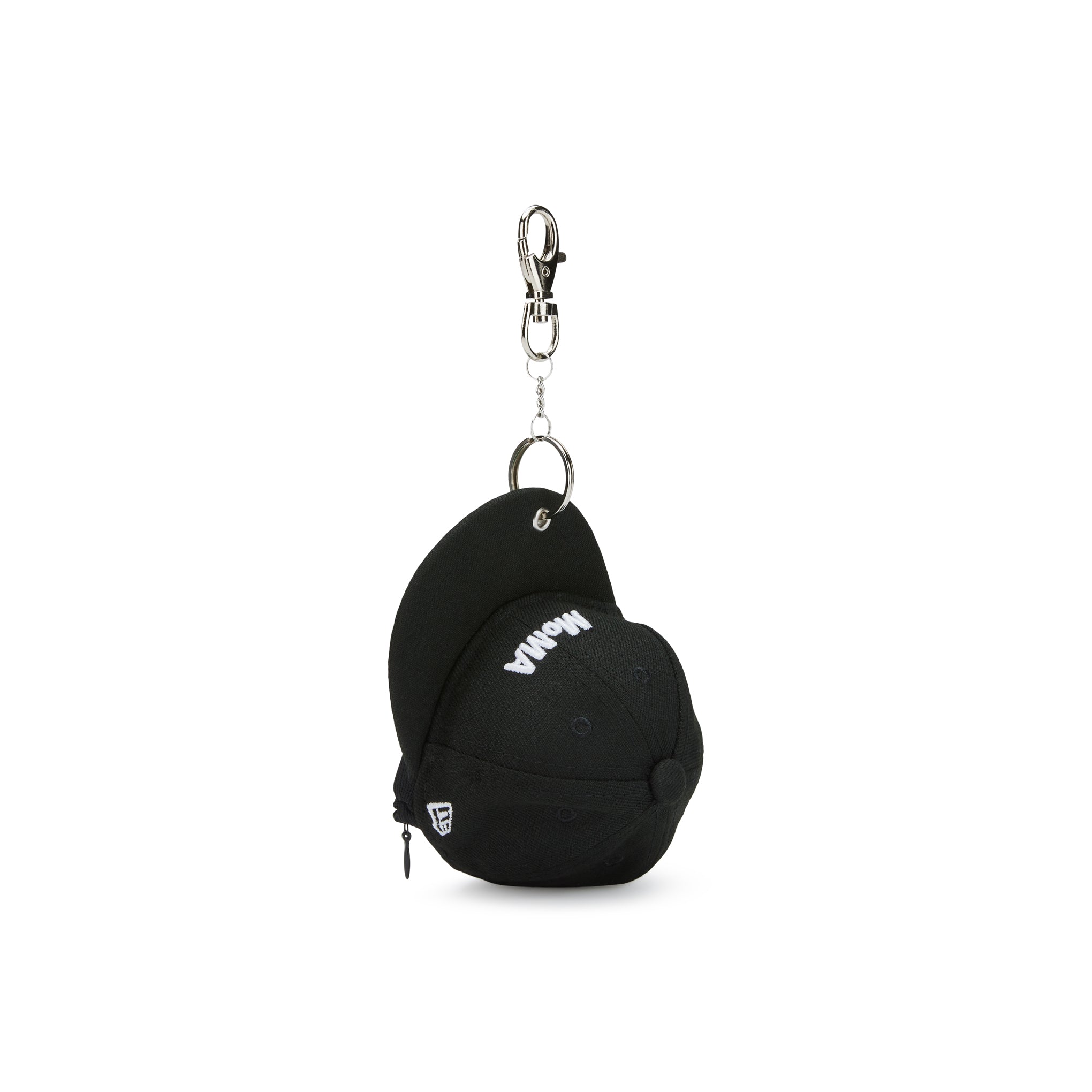 Mini MoMA Baseball Cap Keyring Pouch - Black
