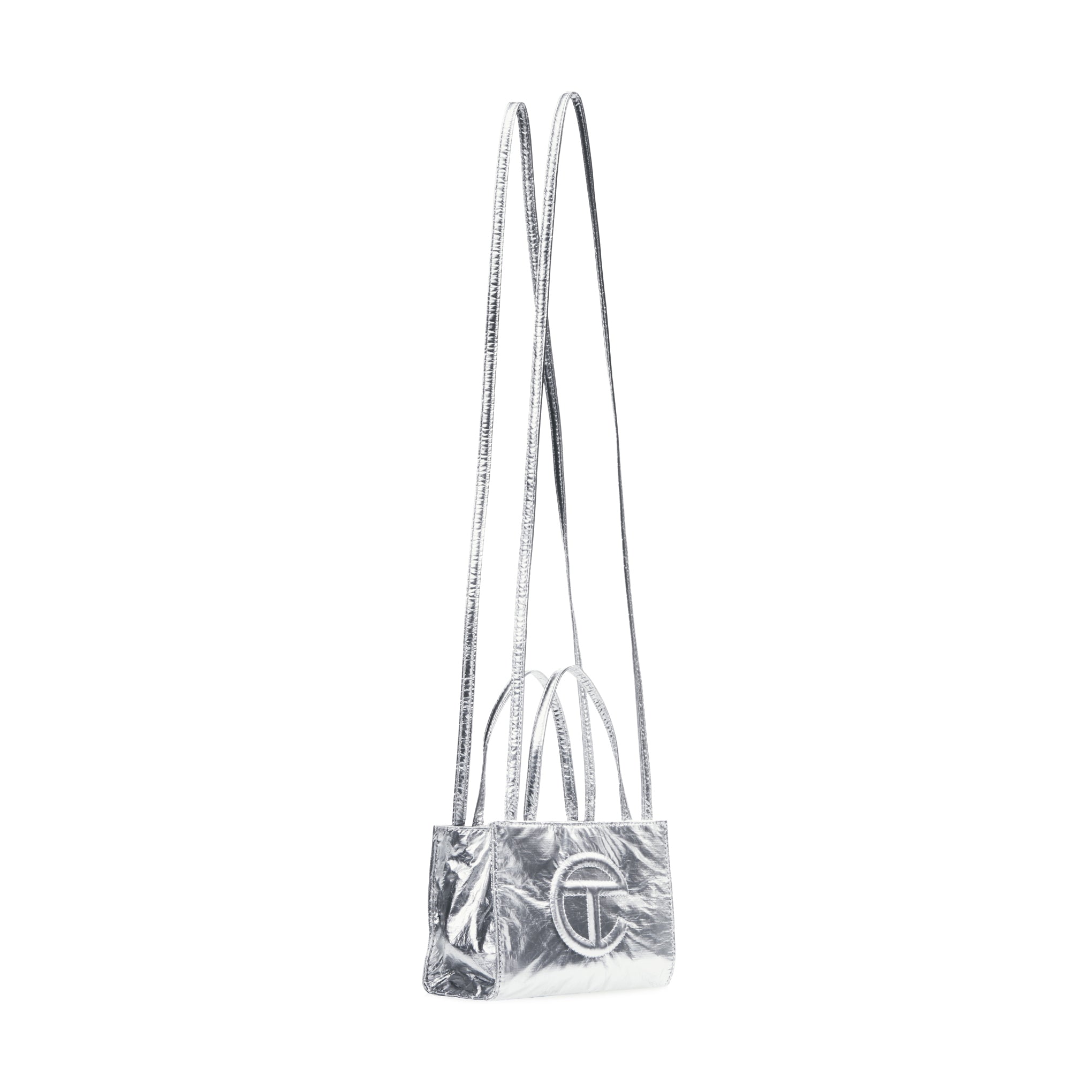Telfar Tyvek Shopping Bag - Silver