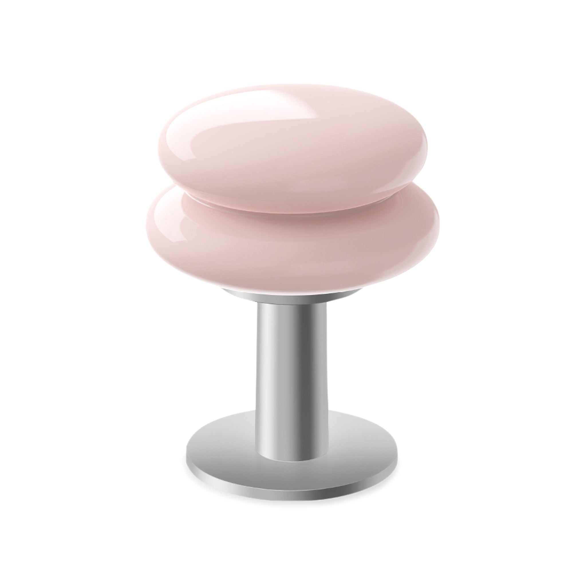 Snowman 15 Portable Lamp - Pink/ Silver
