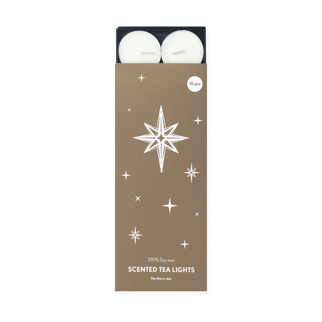 Scented Tea Light Candles - Set of 4 - Multi