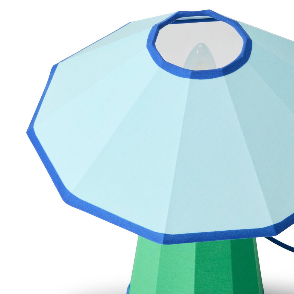 Trimme Table Lamp - Green/ Light Blue