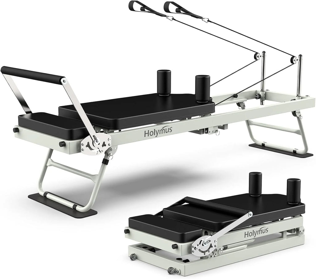 Pro 75" Pilates Reformer Machine Foldable Pilates Machine Equipment Up to 400LBS Pilates Equipment for Home Workout