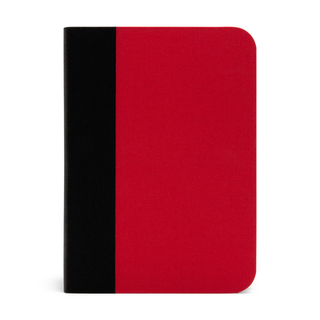 Lumio Book Lamp - Black/ Red