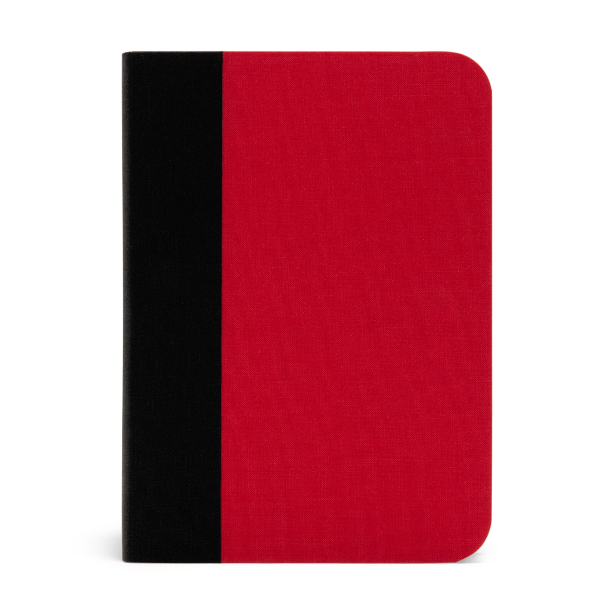 Lumio Book Lamp - Black/ Red