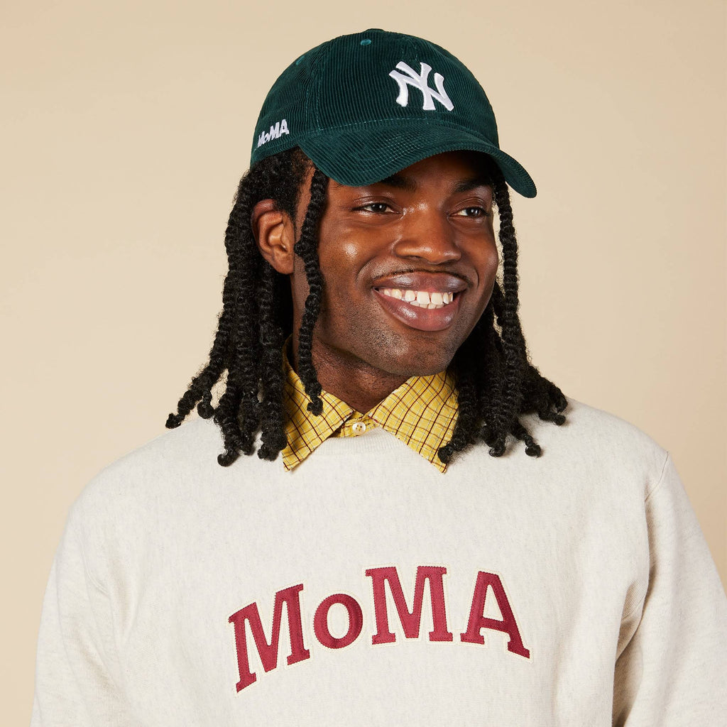 MoMA NY Yankees 9TWENTY Corduroy Adjustable Baseball Cap - Green