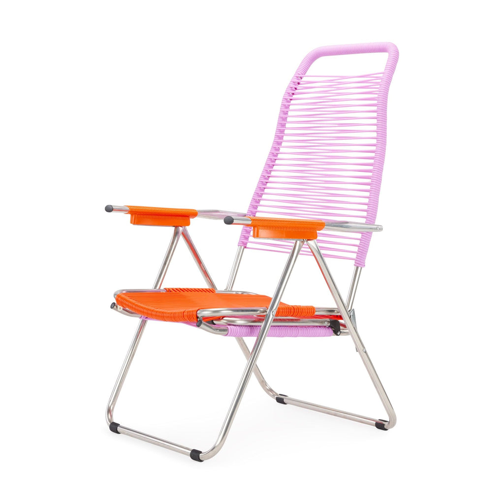Spaghetti Outdoor Lounge Chair - Pink/ Orange