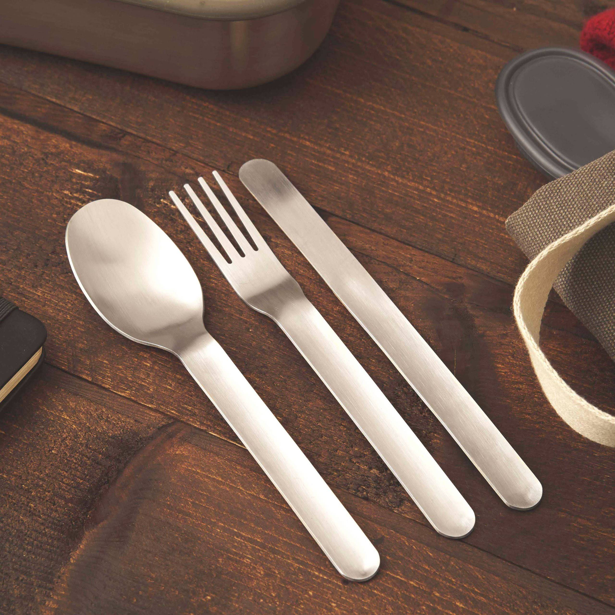Travel Flatware with Case - Set of 3