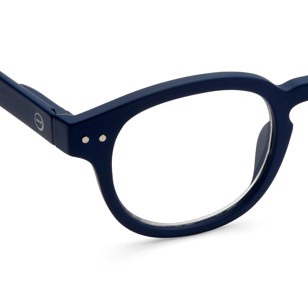 IZIPIZI Rounded-Edge Square Reading Glasses #C - Blue