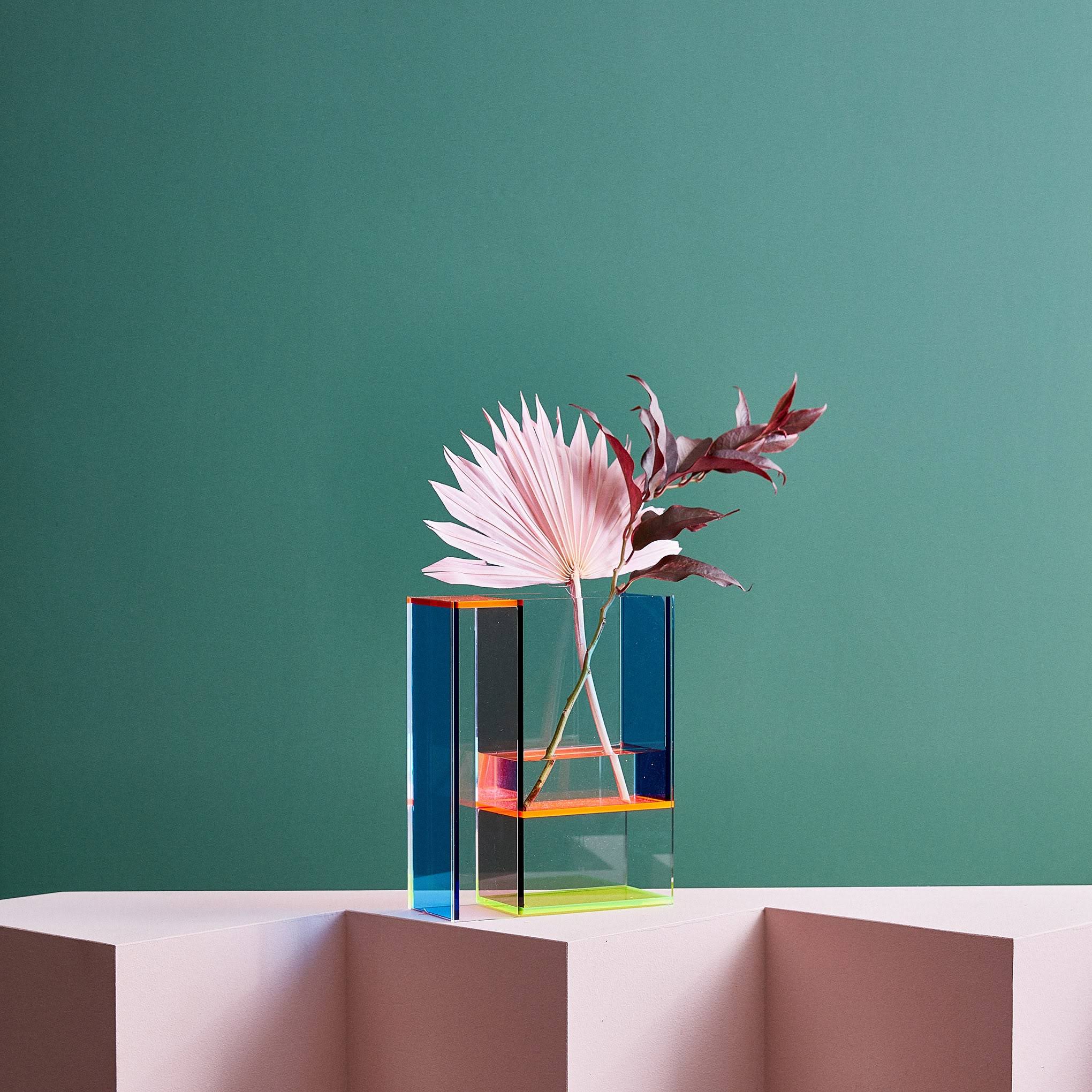 Mondri Vase - Neon