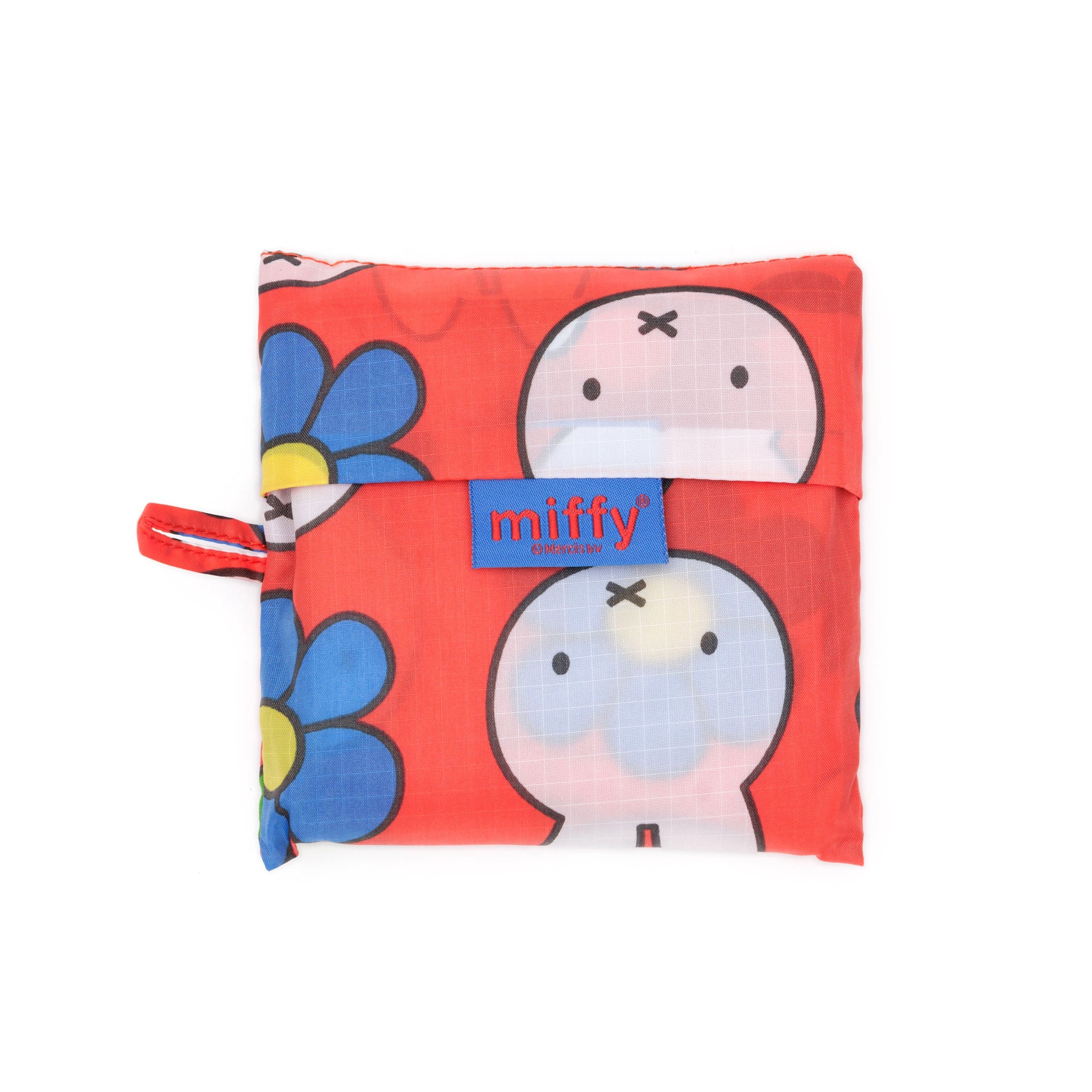 Miffy Baggu Recycled Nylon Standard Tote Bag - Flower Miffy
