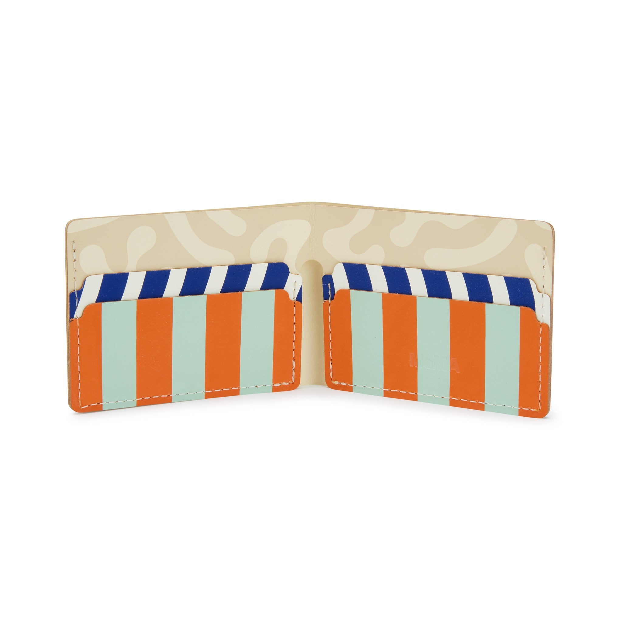 Dusen Dusen Recycled Leather Billfold Wallet - Sand