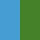 Yinka Ilori Happiness Candle - Blue/ Green