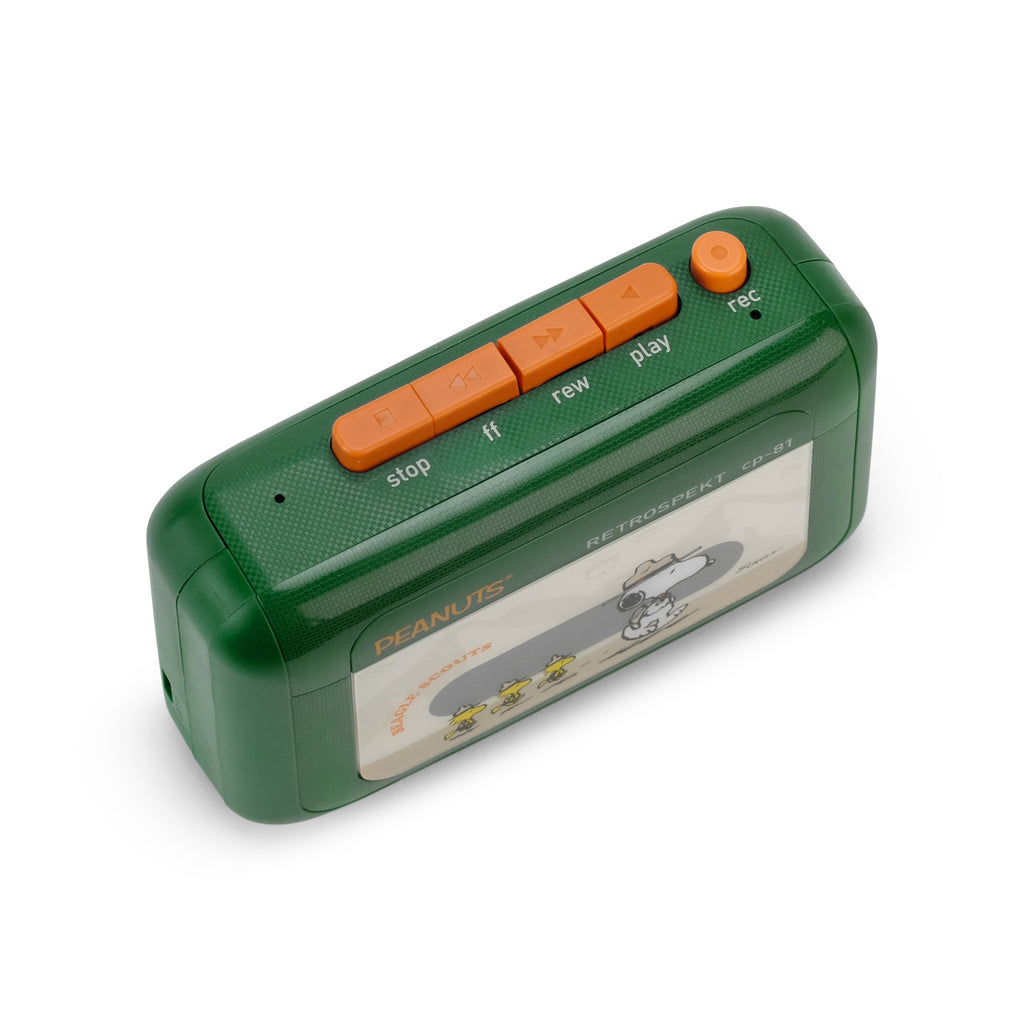 Snoopy's Beagle Scouts CP-81 Cassette Player