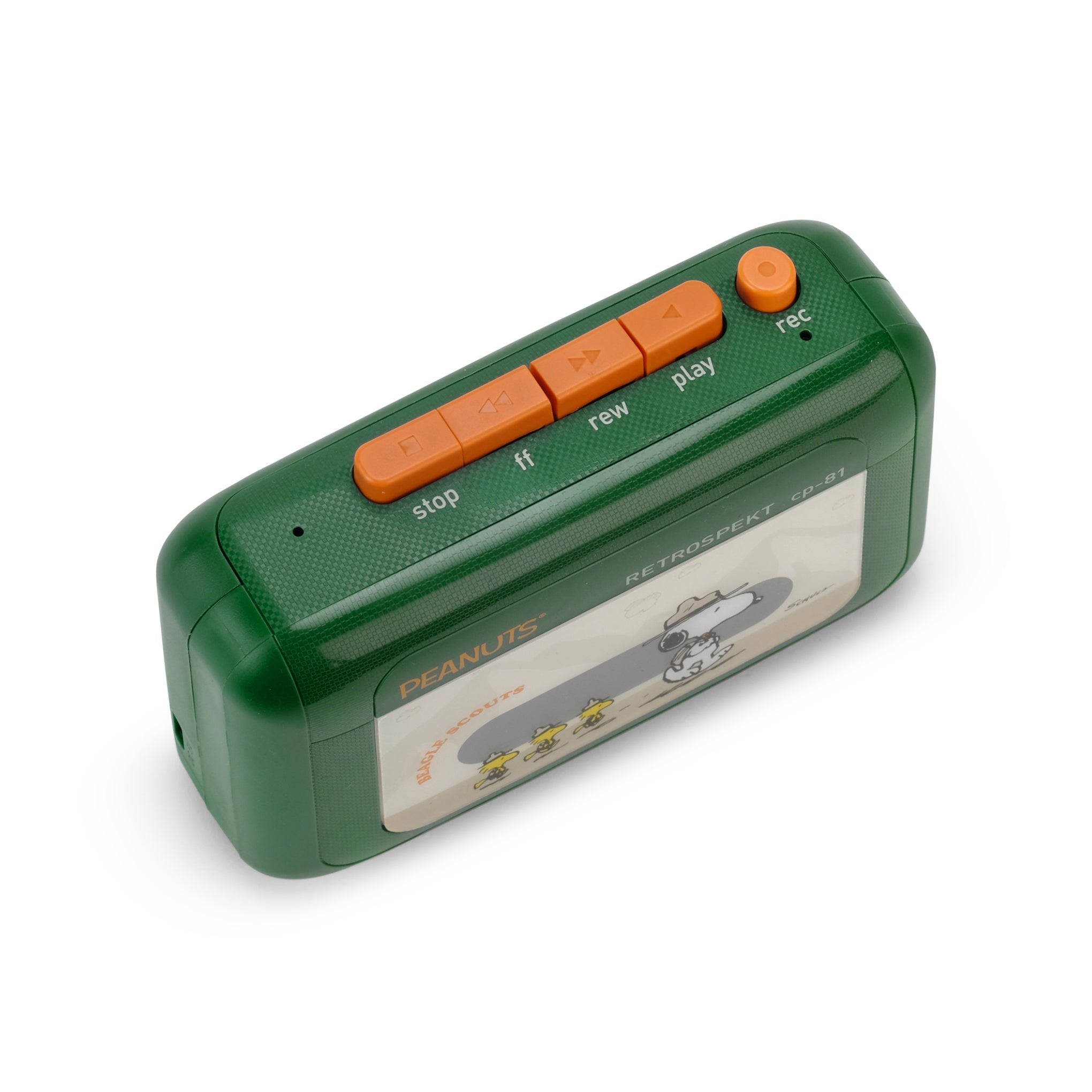 Snoopy's Beagle Scouts CP-81 Cassette Player