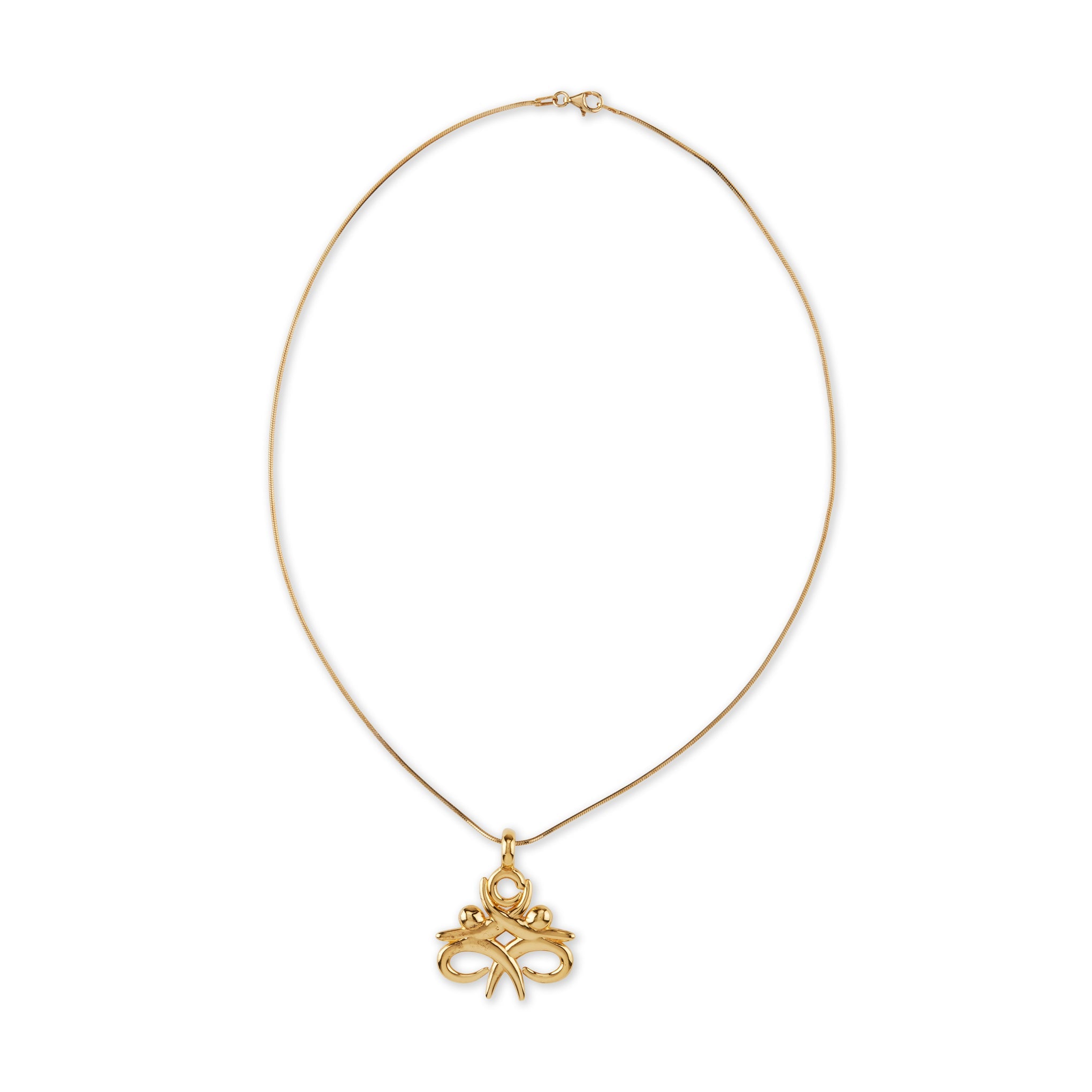 Large Moving Together Pendant Necklace