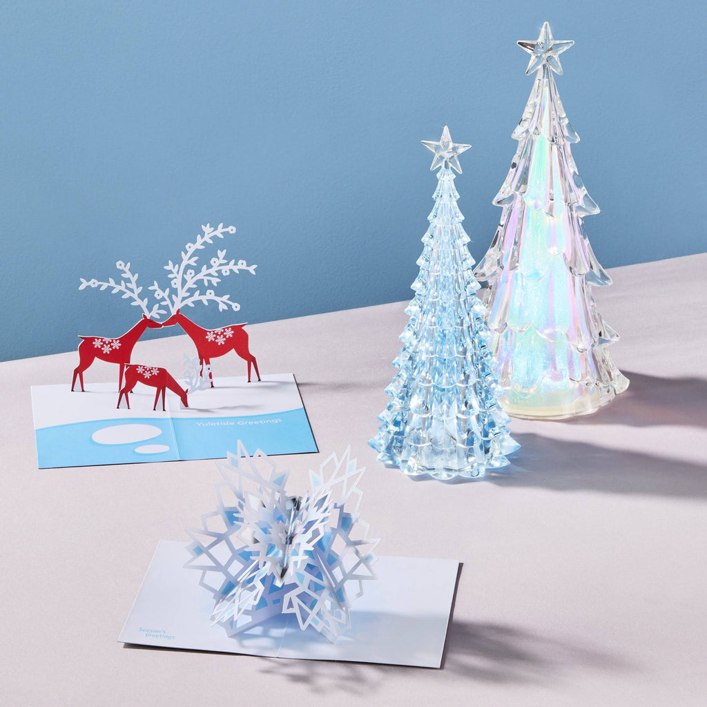 Yule Deer Holiday Pop-Up Cards - Set of 8