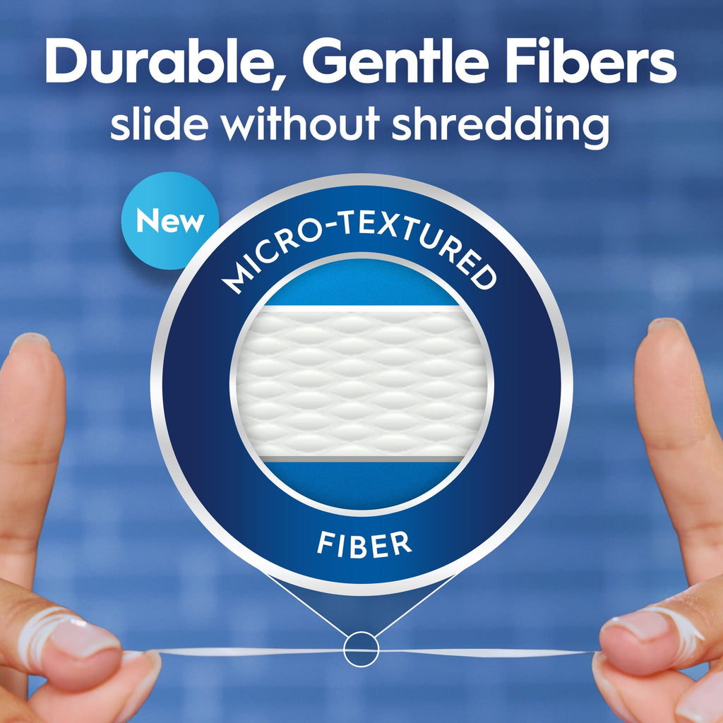 ‑B Floss, Glide Pro‑Health Deep Clean Waxed Dental Floss, Cool Mint, 40m, 3 Pack
