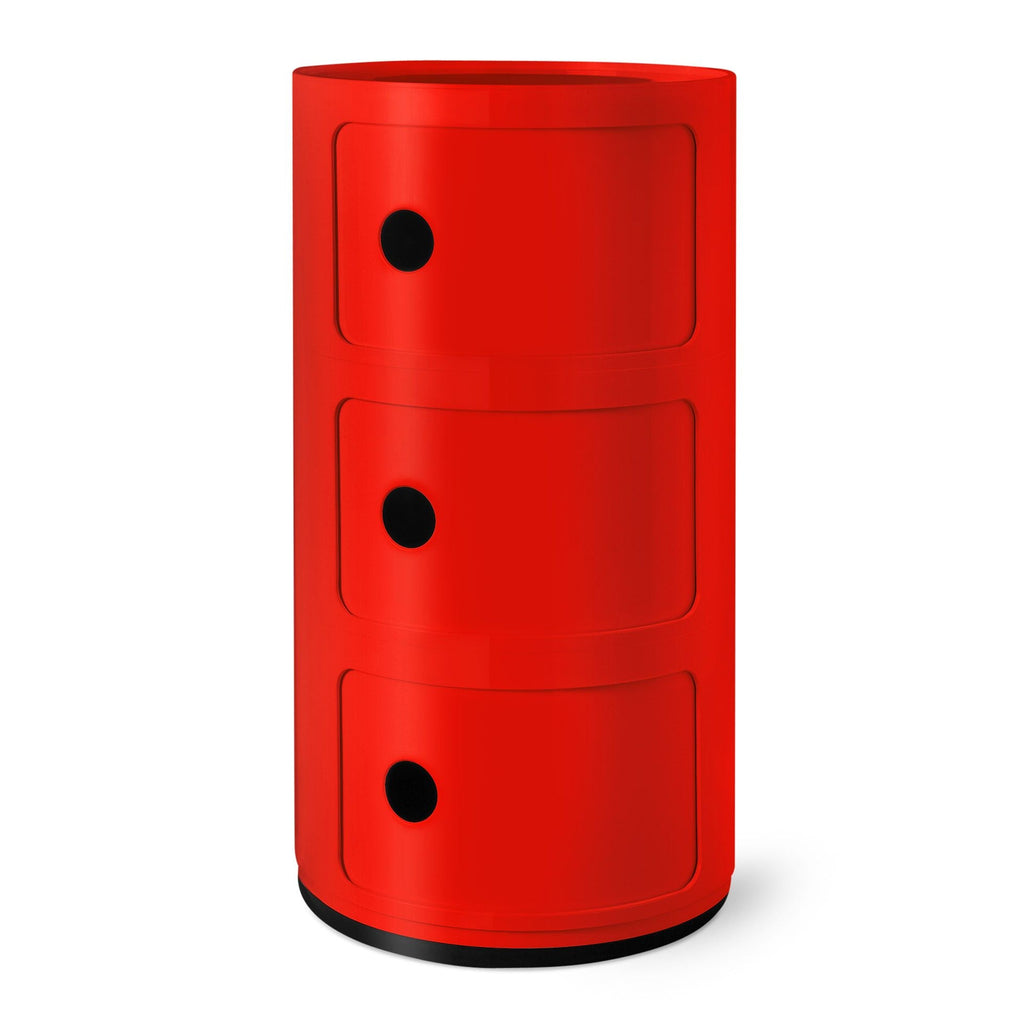 Kartell Componibili 3-Tier Storage - Red
