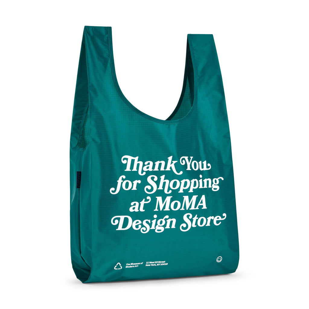 MoMA Baggu Recycled Nylon Tote Bag - Green