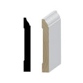 RMB 620 9/16 in.D x 4 1/4 in. W x 96 in. L Primed Finger-Joined Pine Baseboard Molding 10-pcs 80 Ft Total