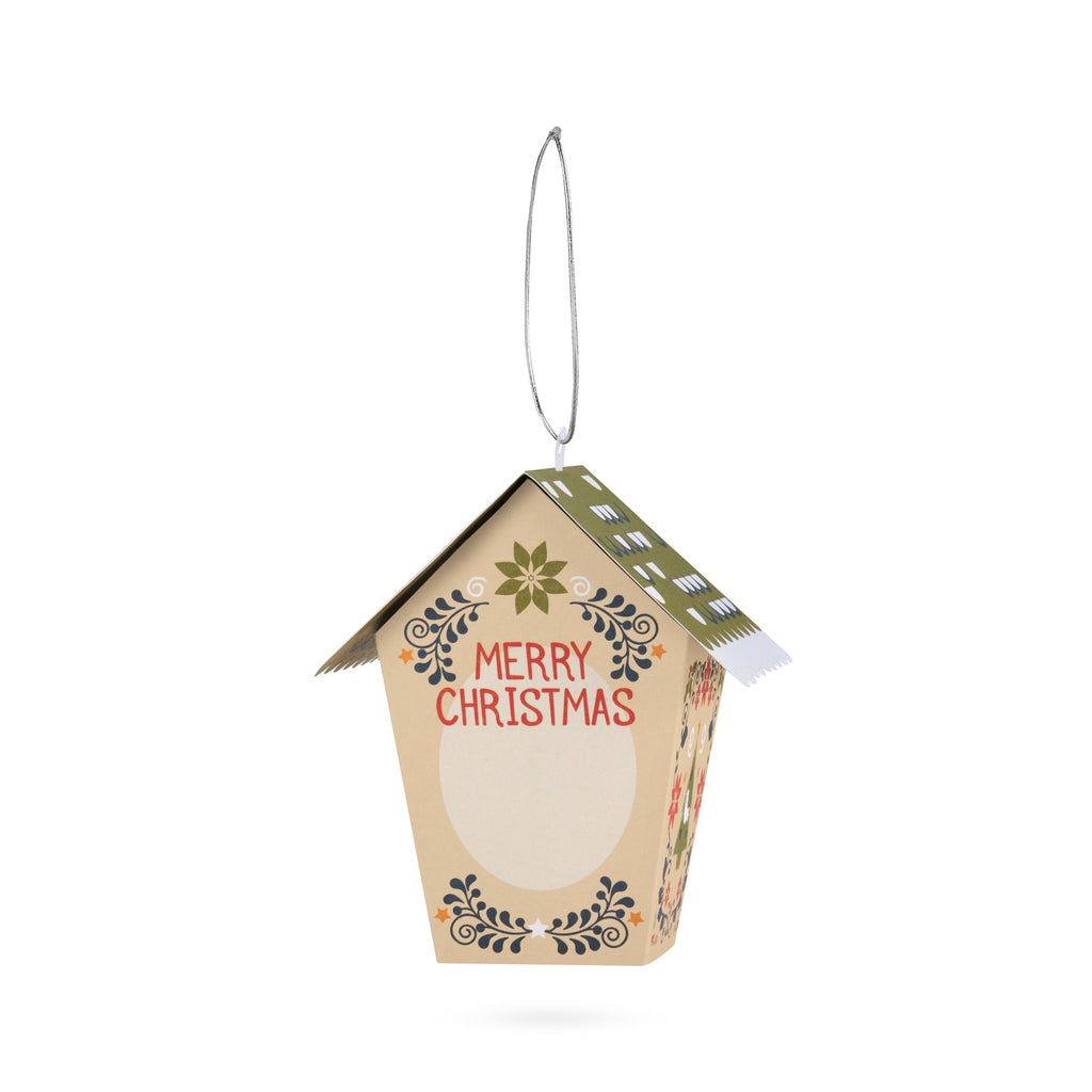 Nordic Birdhouse Holiday Pop-Up Cards - Set of 8
