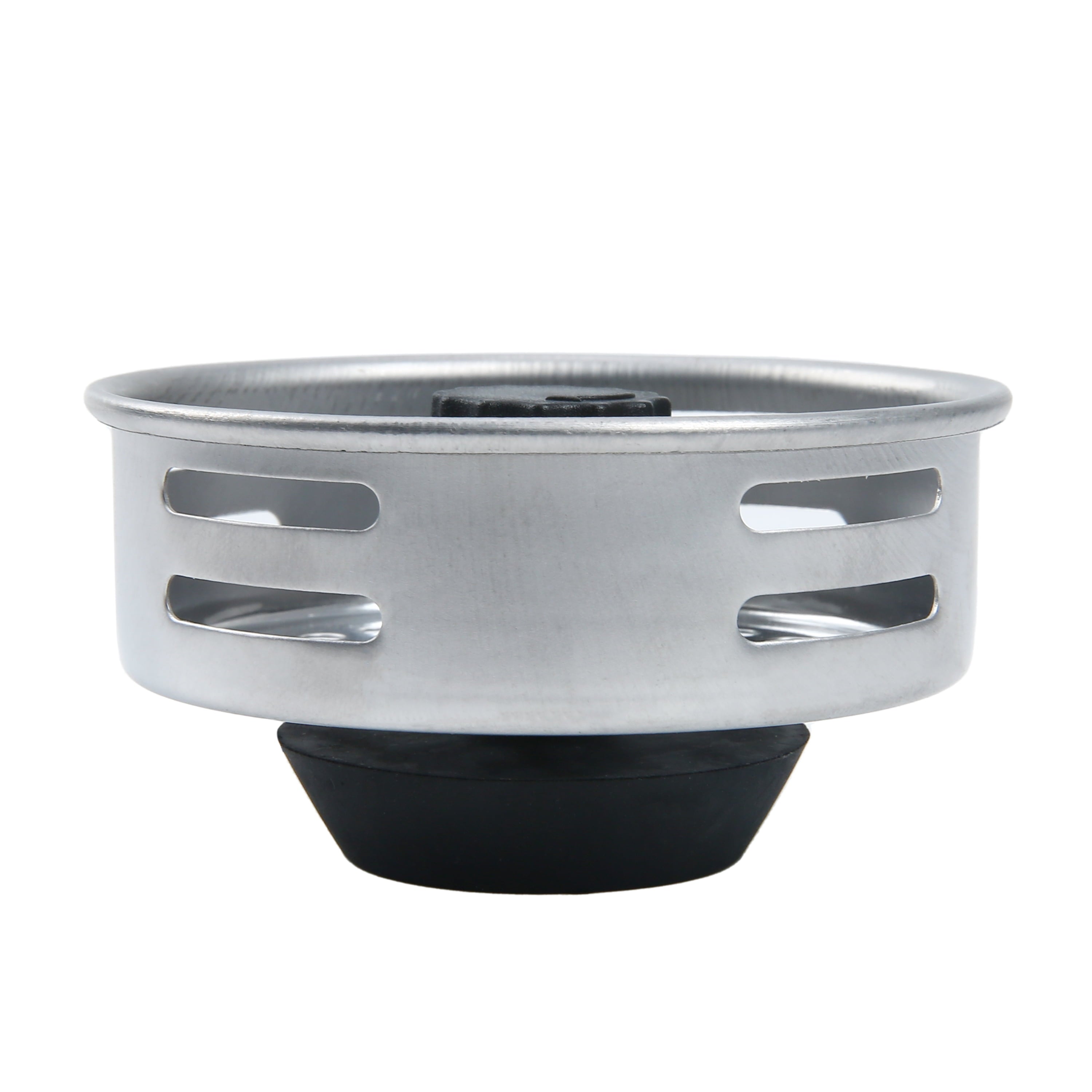 Stainless Steel Kitchen Sink Strainer and Drain Catcher with Rubber Stopper