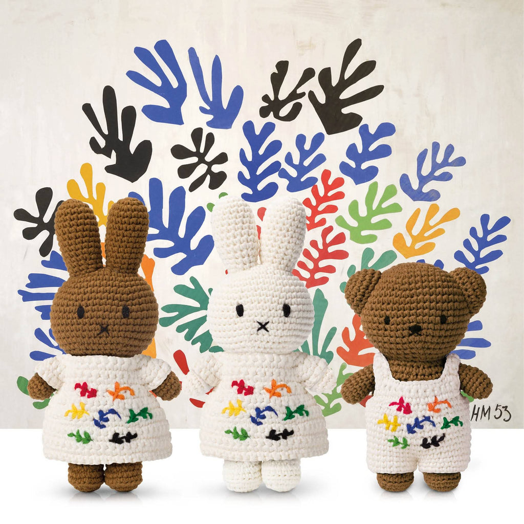 Miffy &amp; Friends Crochet Henri Matisse Plush Toy - Miffy