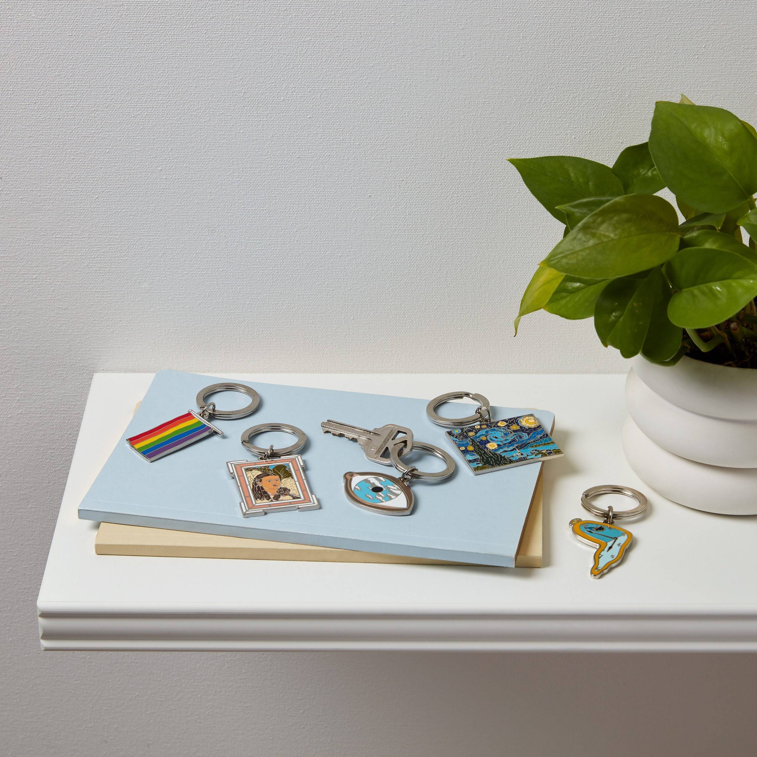 MoMA Artist Enamel Keyrings - Dali