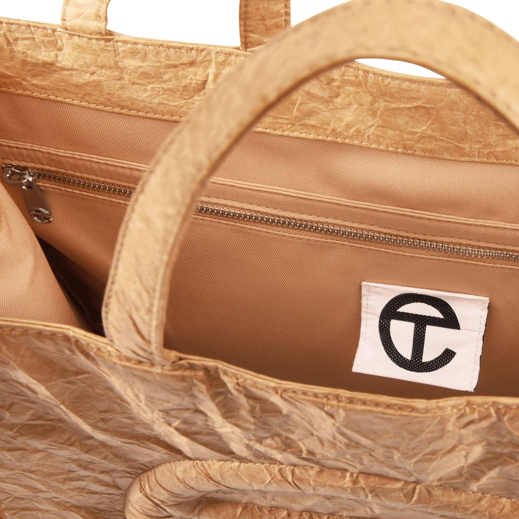 Telfar Tyvek Shopping Bag - Brown