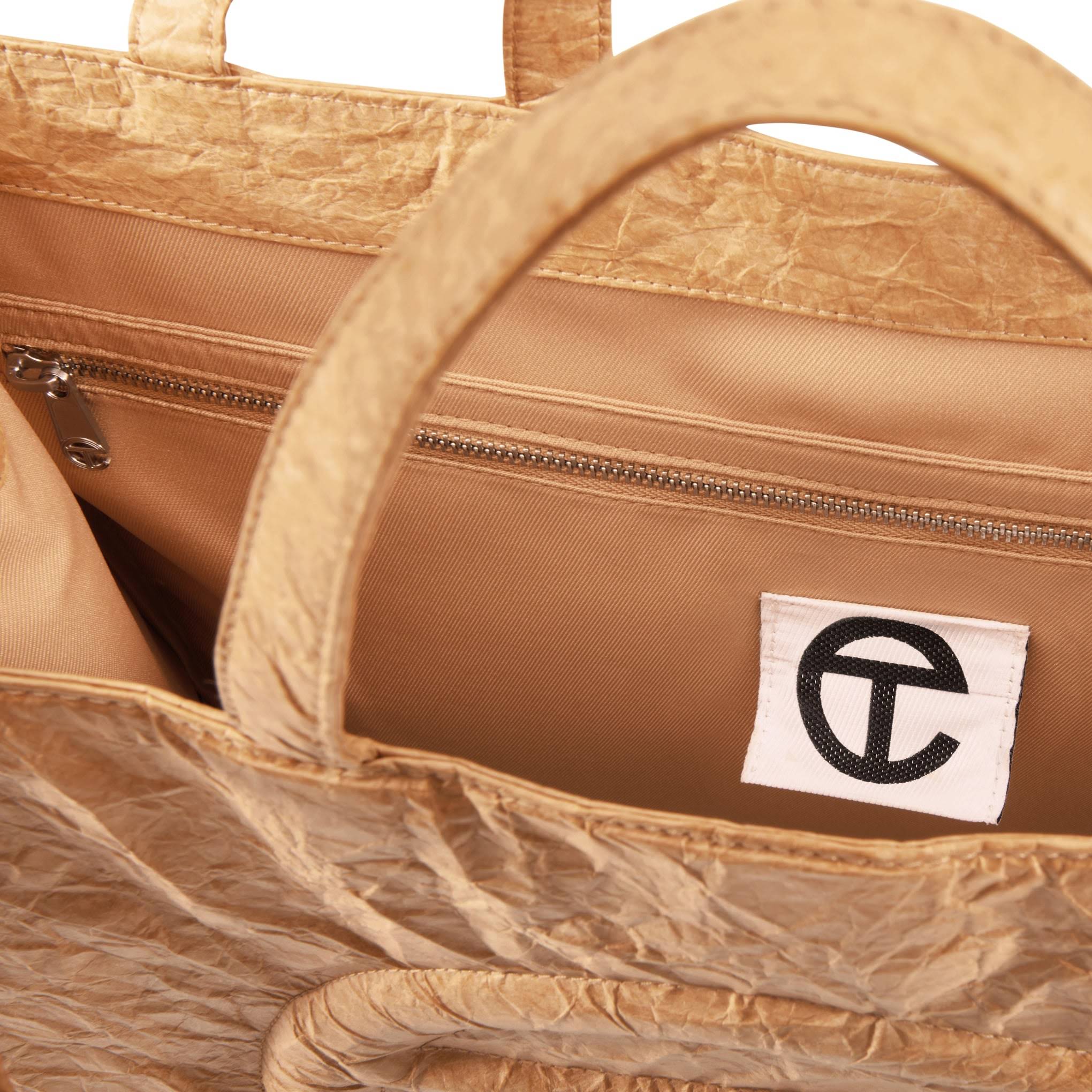 Telfar Tyvek Shopping Bag - Brown