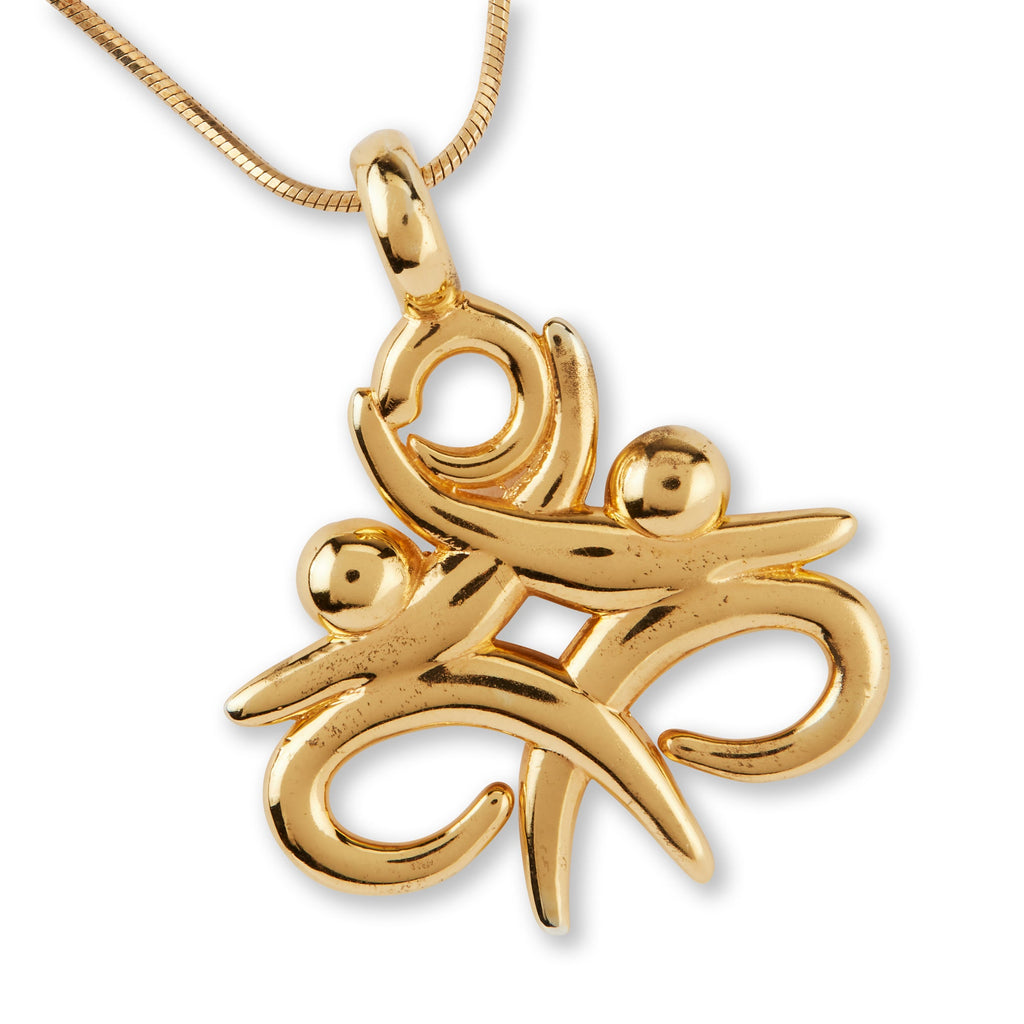 Large Moving Together Pendant Necklace