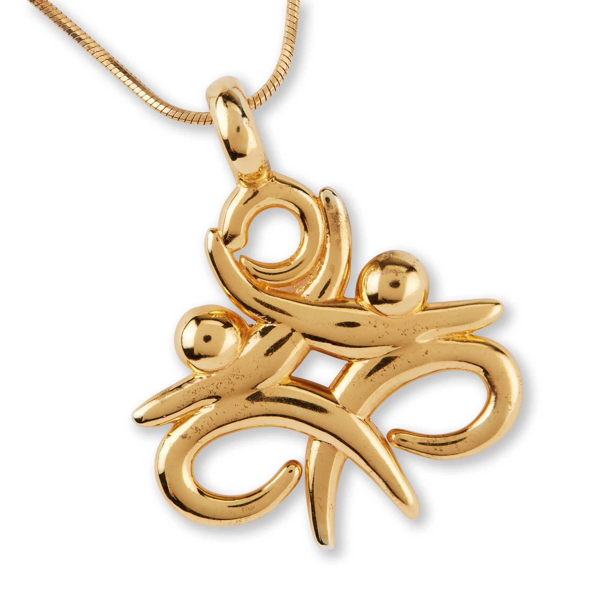 Large Moving Together Pendant Necklace