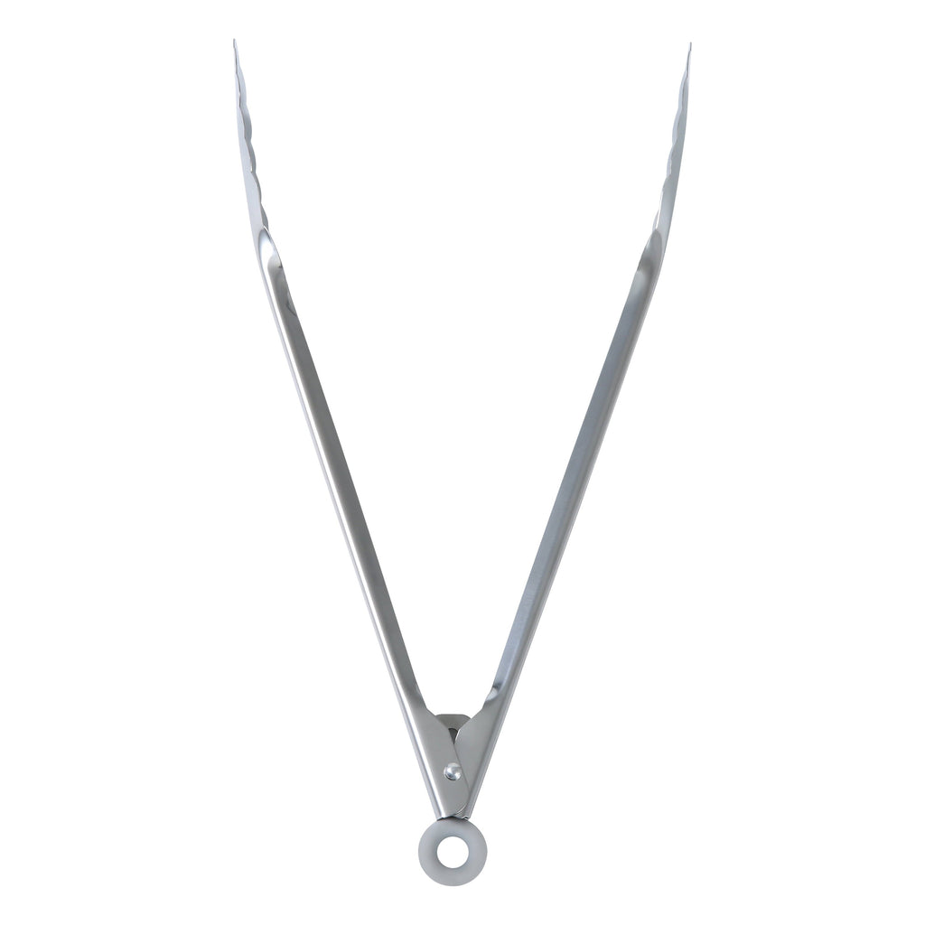 12 Inch Stainless Steel Locking Cooking Tongs with Lock Function - Silver