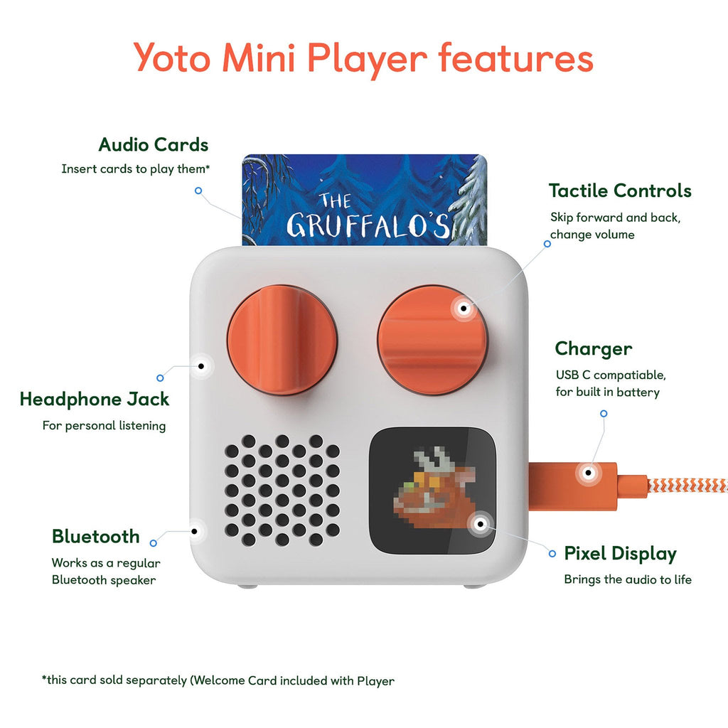 Yoto Mini Portable Audio Player